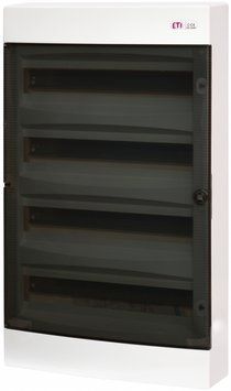 Щит зовнішній розподільний ECT 4x18 PT (72мод.проз.дверцята) ETI 1100270 фото