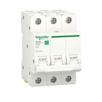 Автоматичний вимикач RESI9 32 А, 3P, С, 6кА Schneider Electric R9F12332 фото