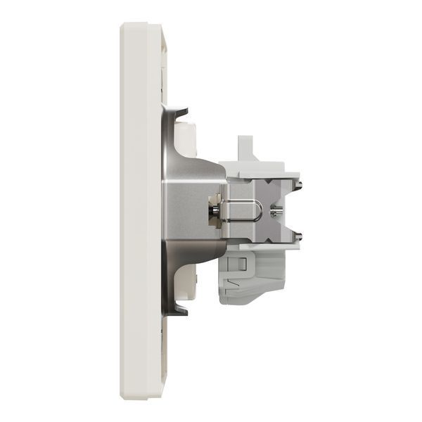 Розетка без заземлення, крем, Asfora Schneider Electric EPH3000123 фото