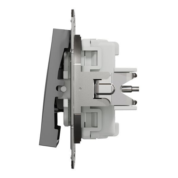 Вимикач трьохклавішний, антрацит, Asfora Schneider Electric EPH2100171 фото